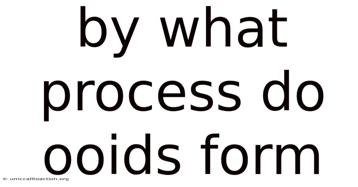 By What Process Do Ooids Form