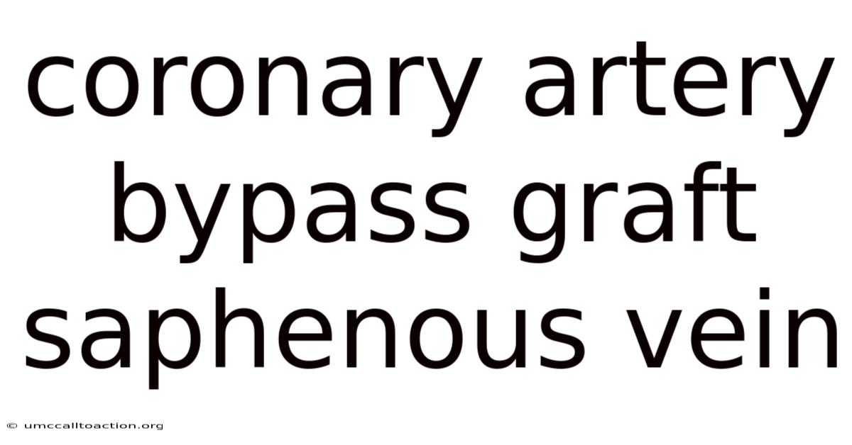Coronary Artery Bypass Graft Saphenous Vein