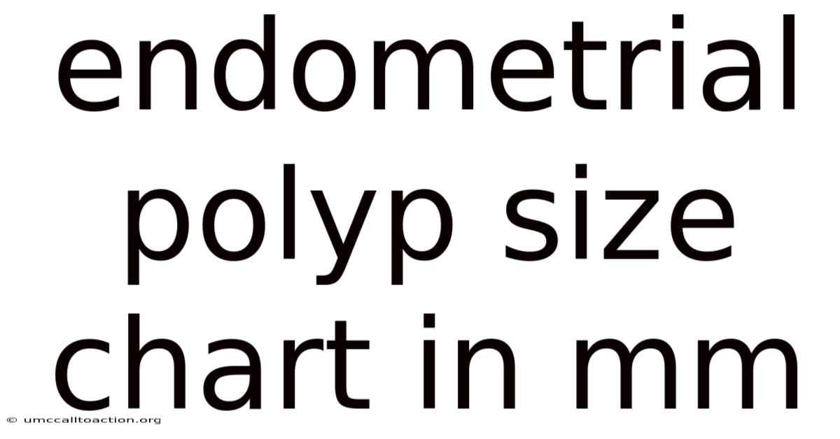 Endometrial Polyp Size Chart In Mm