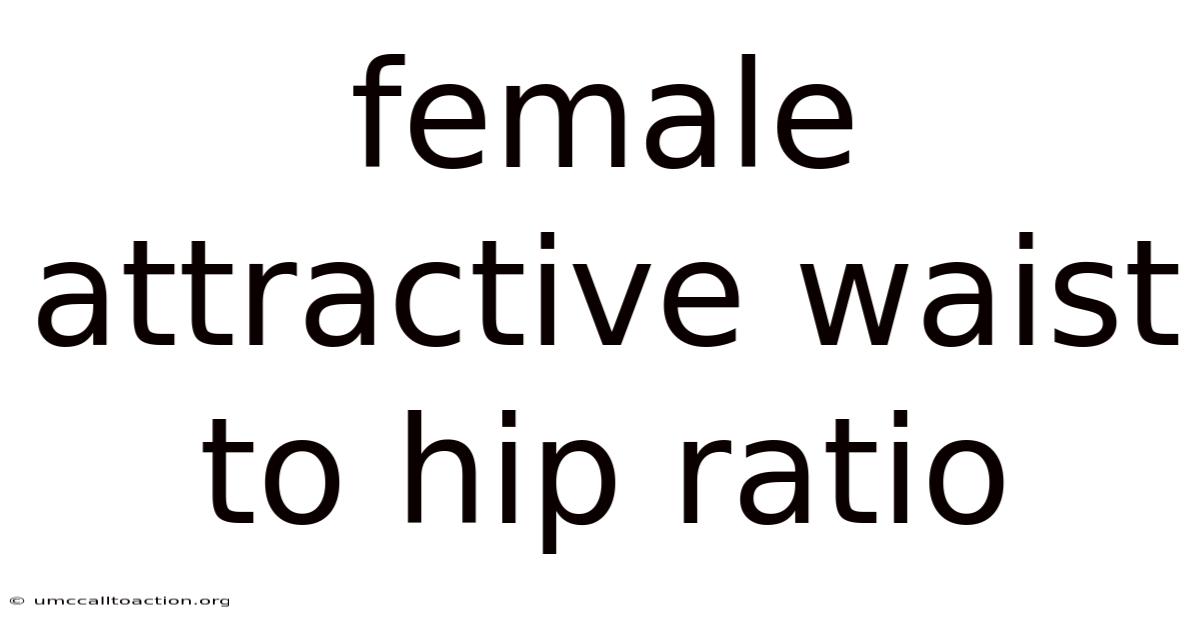 Female Attractive Waist To Hip Ratio