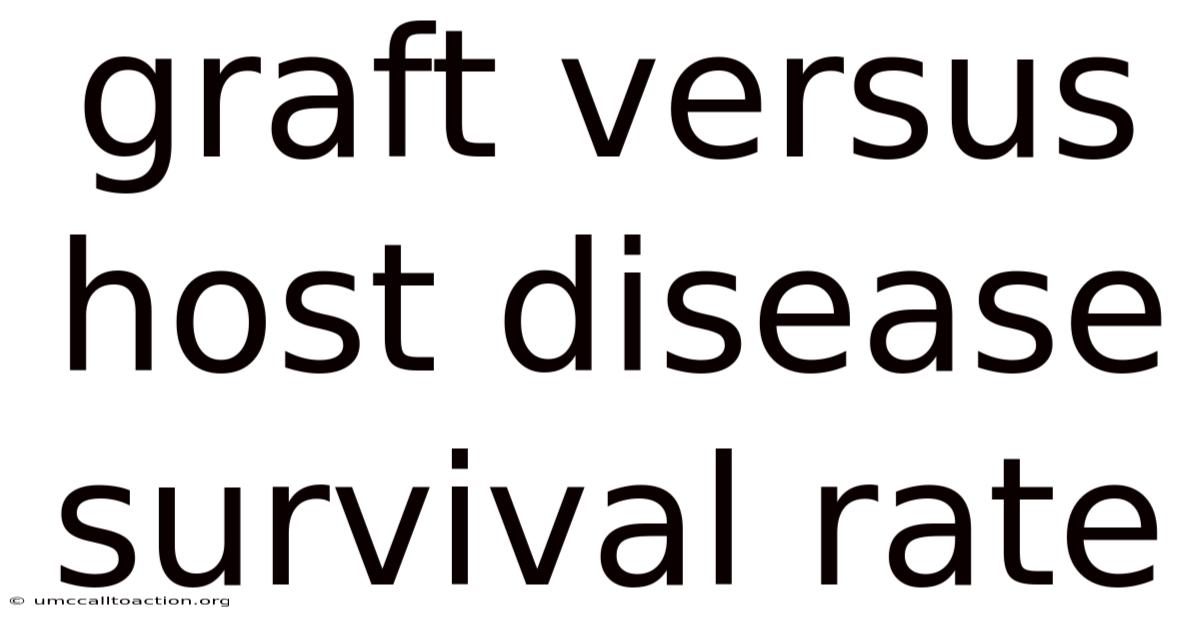 Graft Versus Host Disease Survival Rate