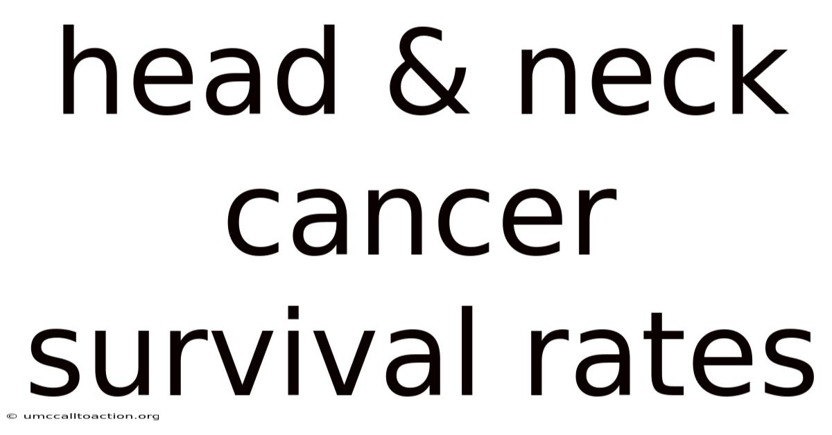 Head & Neck Cancer Survival Rates