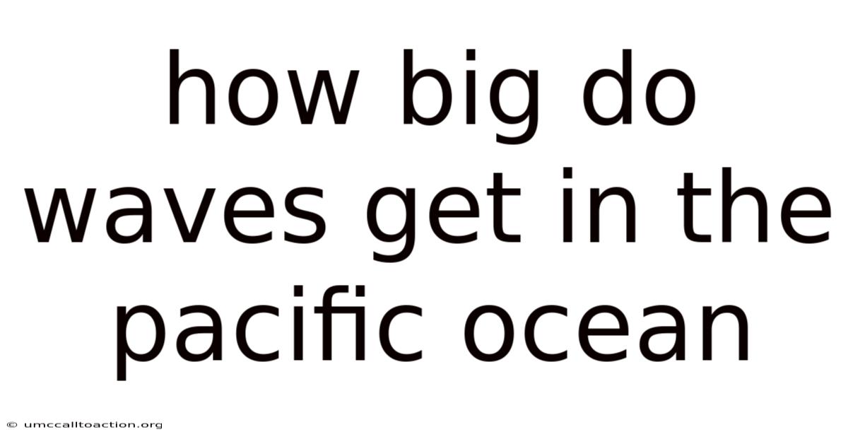 How Big Do Waves Get In The Pacific Ocean