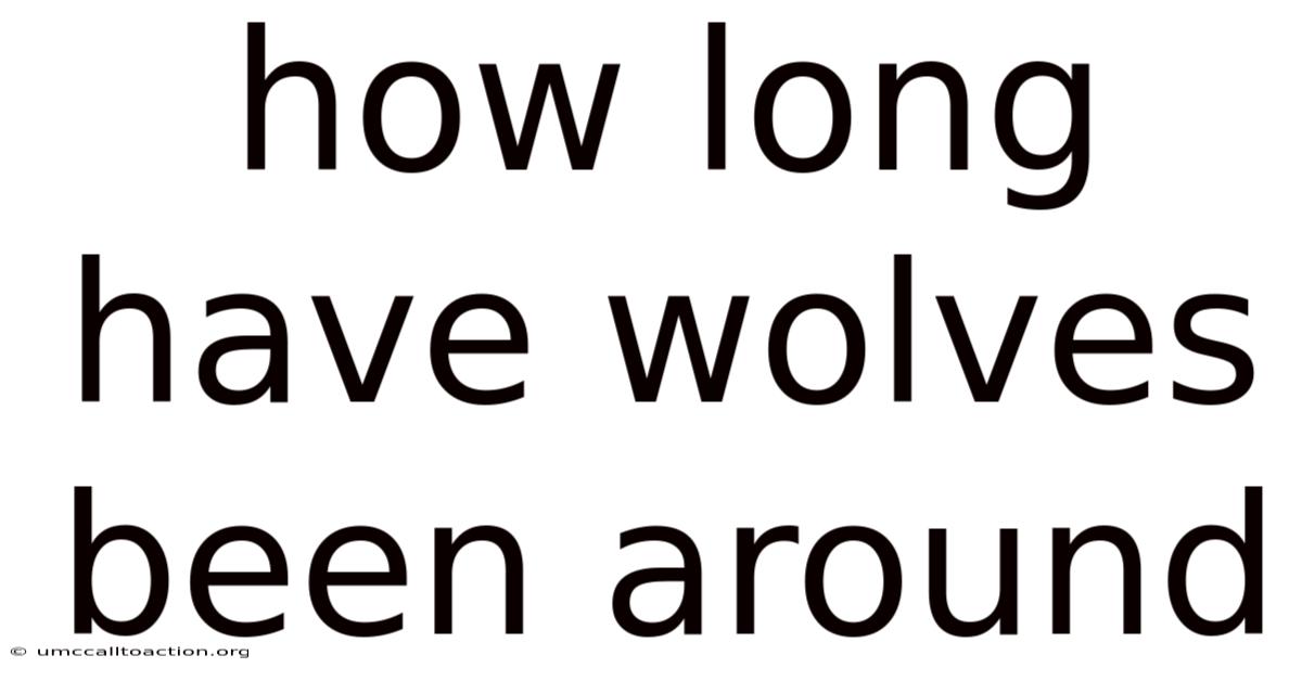 How Long Have Wolves Been Around