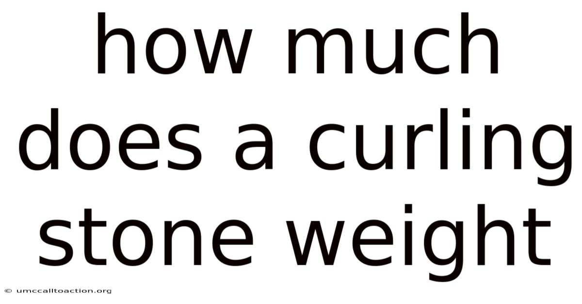 How Much Does A Curling Stone Weight