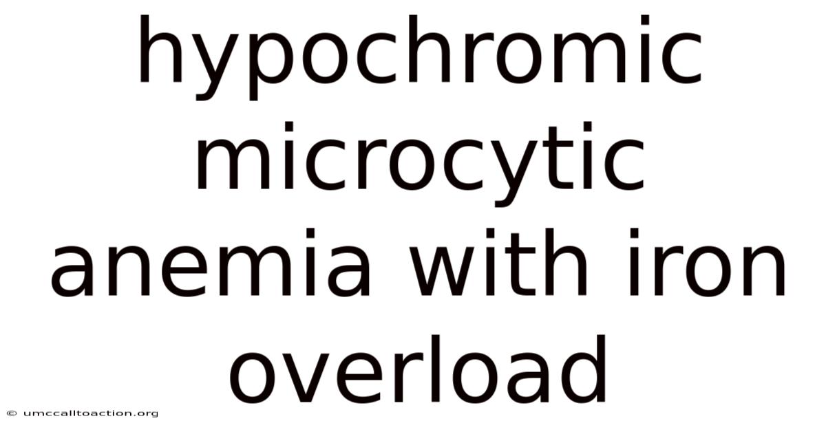 Hypochromic Microcytic Anemia With Iron Overload