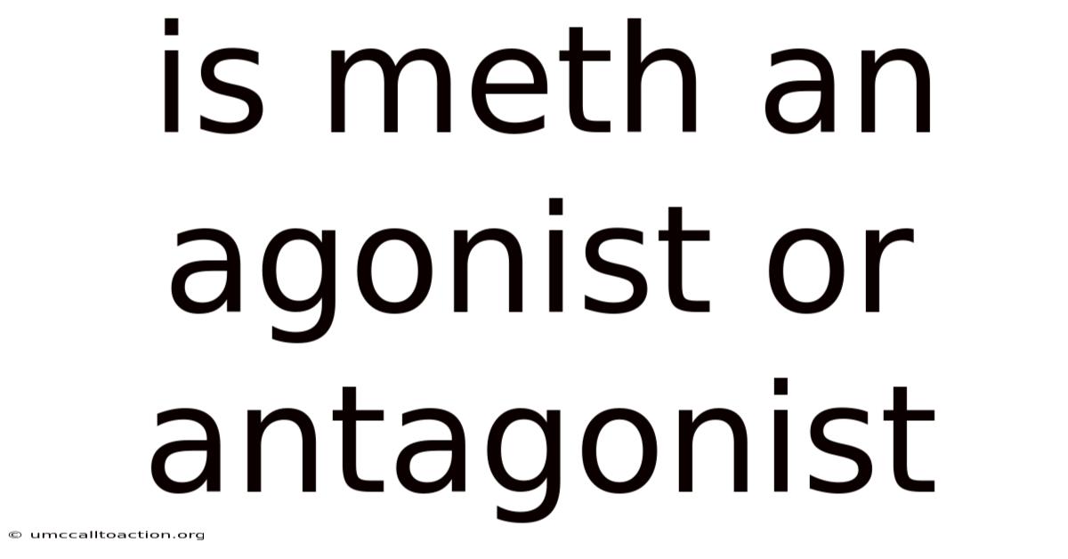 Is Meth An Agonist Or Antagonist