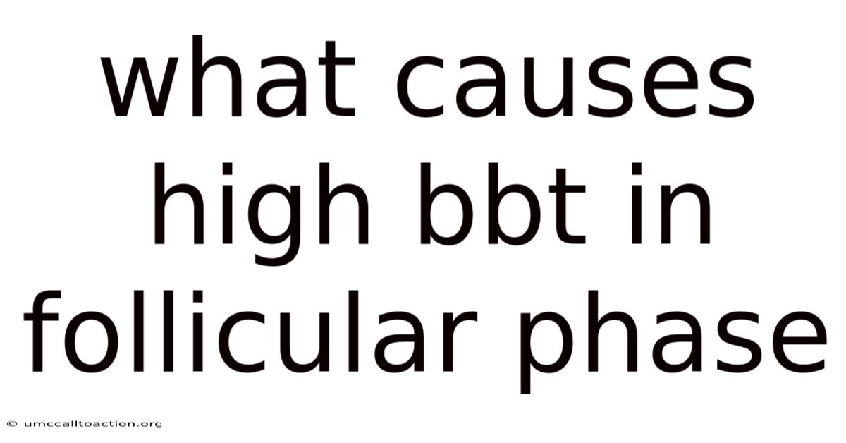 What Causes High Bbt In Follicular Phase