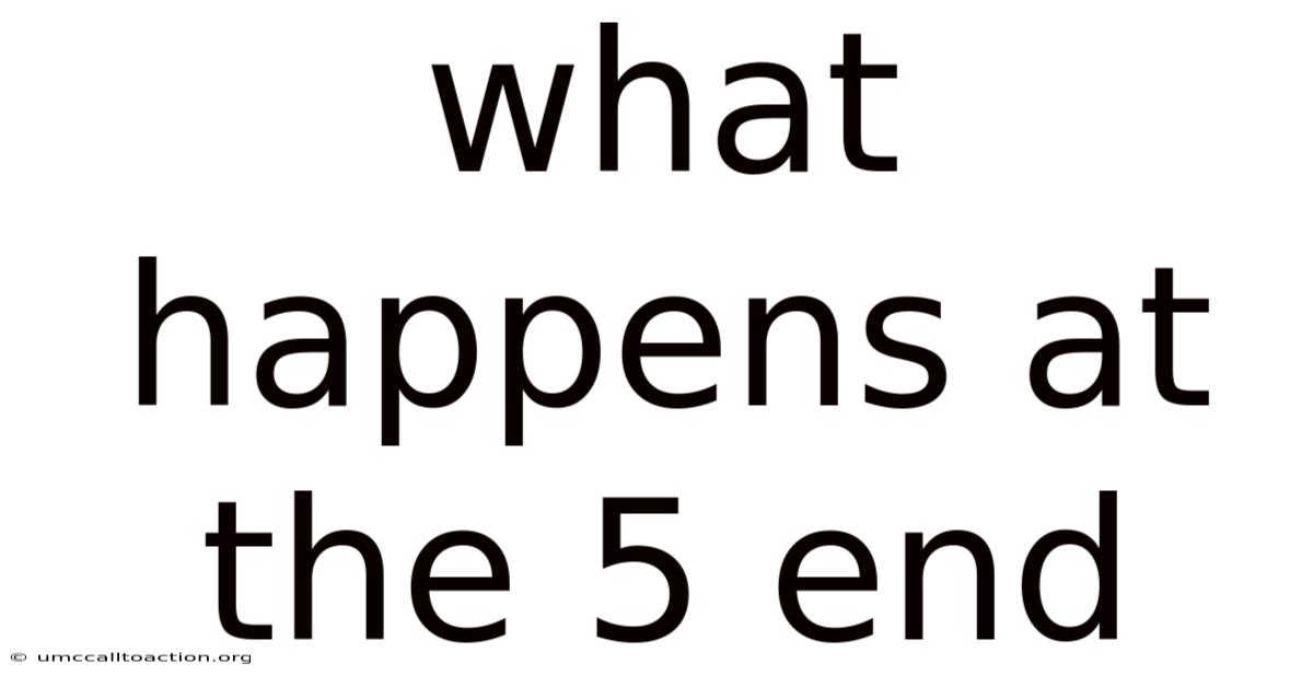 What Happens At The 5 End