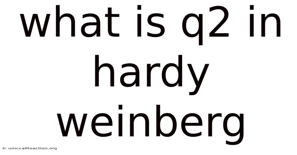 What Is Q2 In Hardy Weinberg
