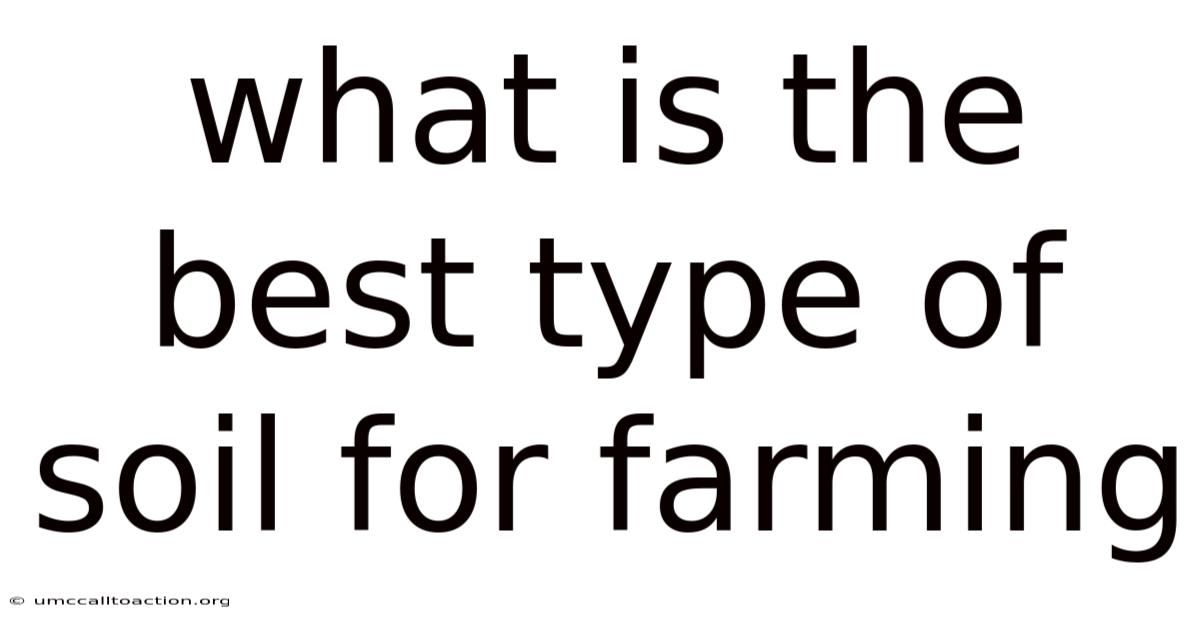 What Is The Best Type Of Soil For Farming