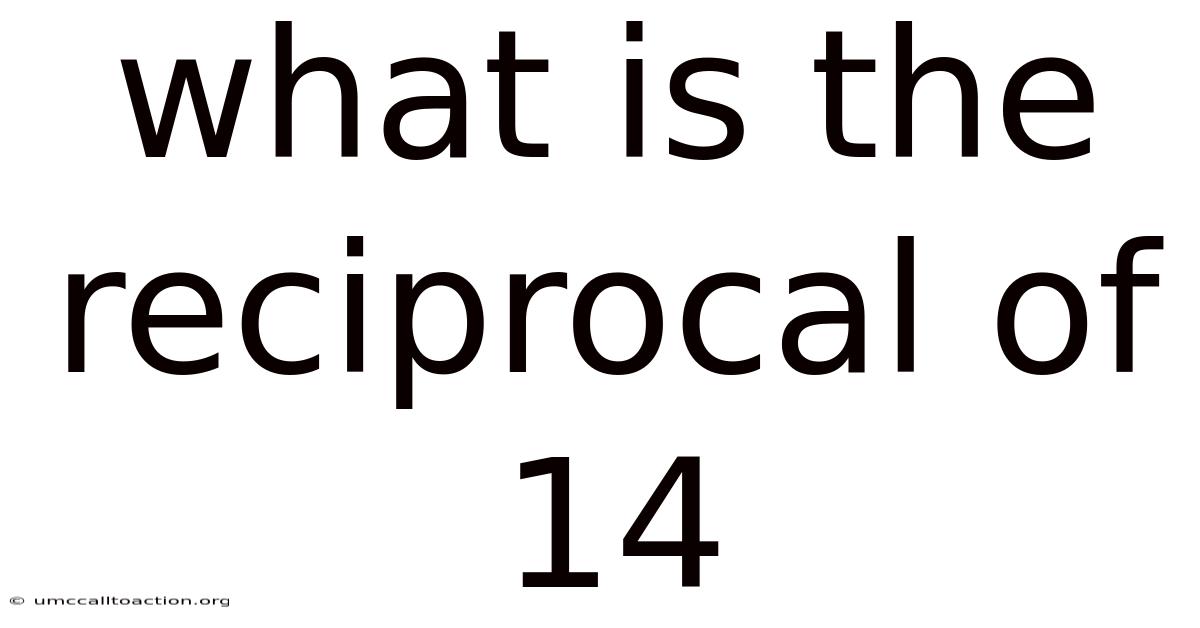 What Is The Reciprocal Of 14